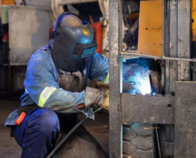 Recuperación estructural de equipos y montacargas